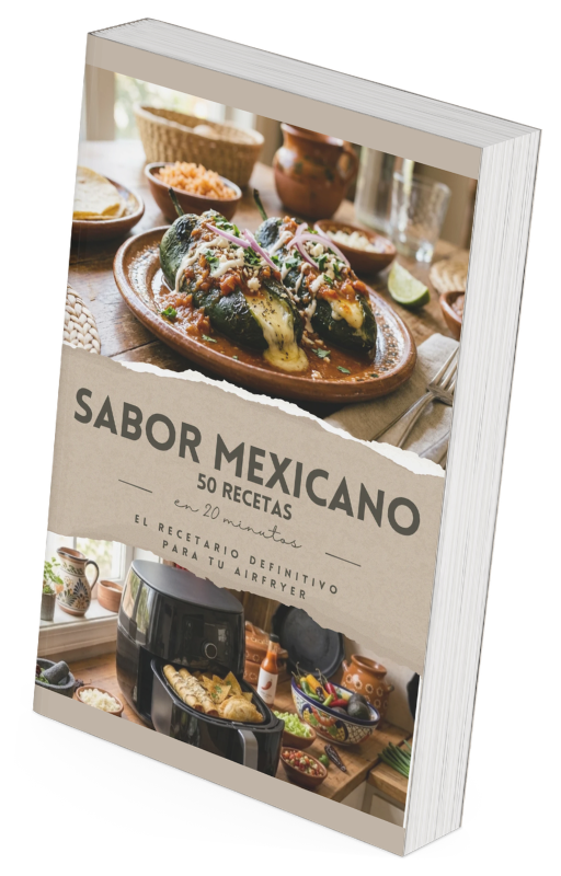 50 Recetas Mexicanas en Airfryer: Cocina Rapido, Crujiente y Sin Culpa